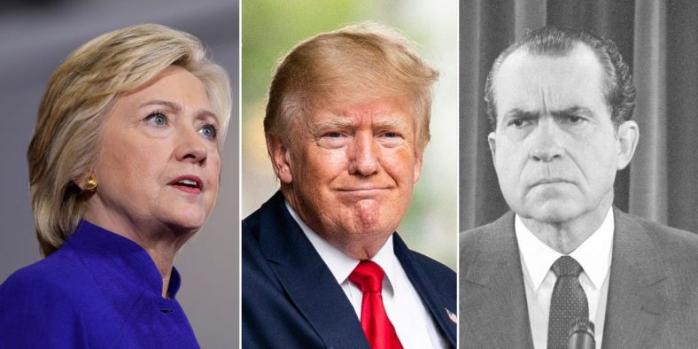 Officials Accused of Mishandling Docs: Trump, Hillary Clinton, Nixon