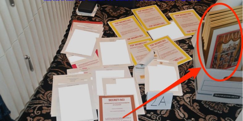 DOJ Photo Shows Trump Kept Unflattering TIME Cover at Mar-a-Lago