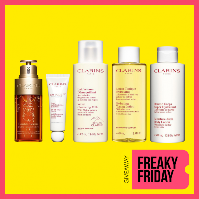 CH Freaky Friday Giveaway – Clarins Bundle