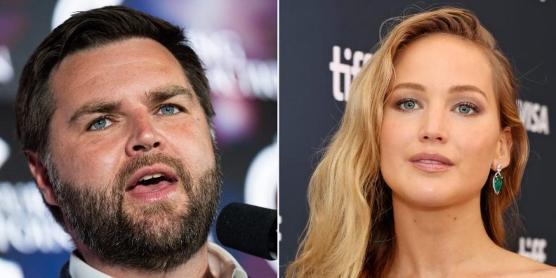 Ohio Senate Candidate JD Vance Is Feuding With Jennifer Lawrence