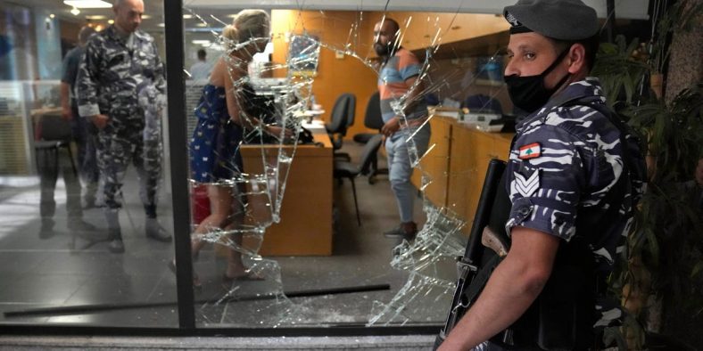 People in Lebanon Are Holding up Banks to Withdraw Their Own Money