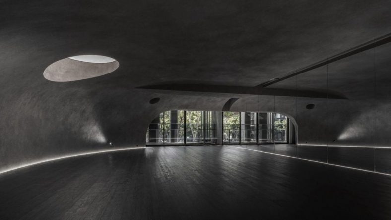 StudioX4 designs cavernous meditation space in downtown Taipei