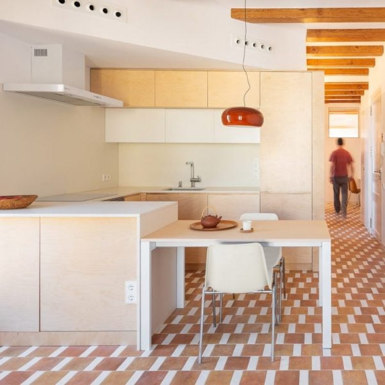 Parramon + Tahull adds tiled floors to refurbished Barcelona apartment
