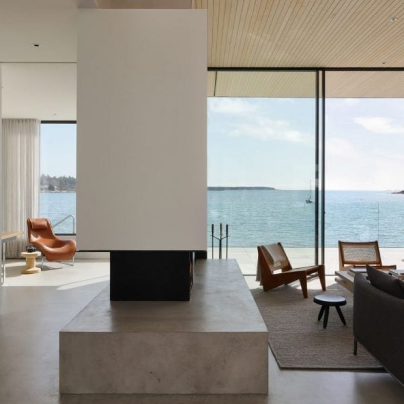 Falken Reynolds applies beach-toned palette to Cadboro Bay House