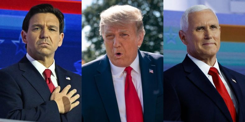 Candidates’ Red Ties Copied Trump’s Signature Style