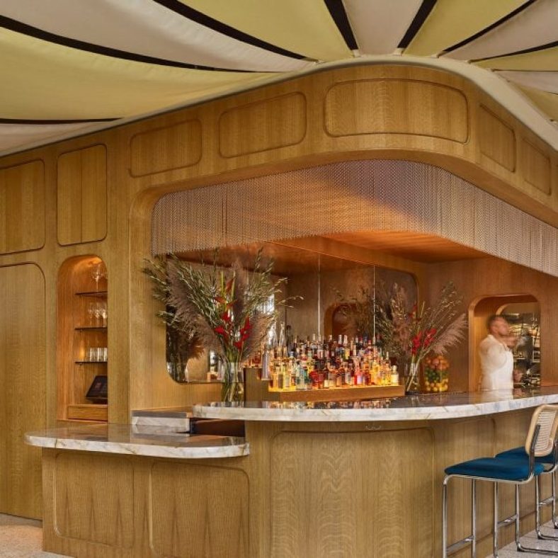 GRT Architects references “vacation Italian” at New York restaurant