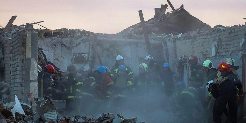 Russian missile wipes out ‘one-fifth’ of Ukrainian village