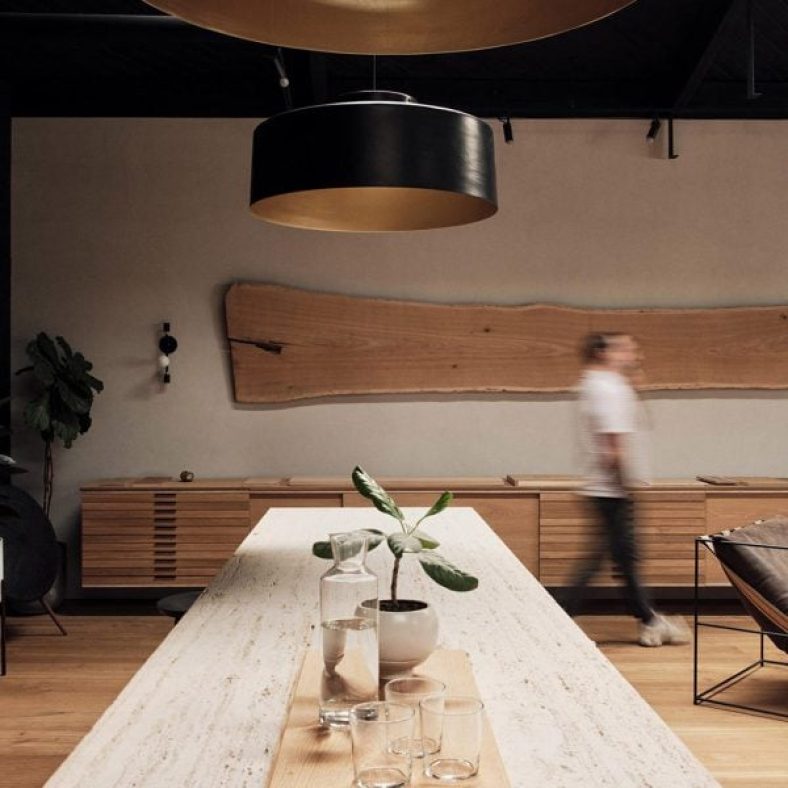 Madera displays custom wood products in Los Angeles showroom