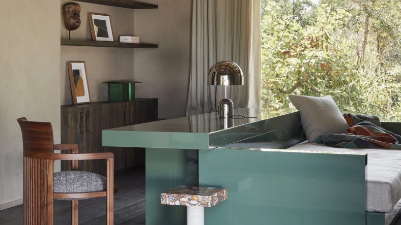 Studio Asaï hides lodge among landscape of South African game reserve