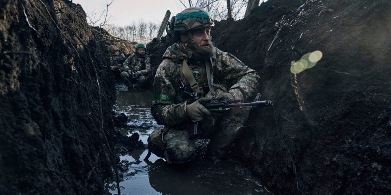 Russian Troops “Wet From Head to Toe” on Grueling Front Line: UK Intel