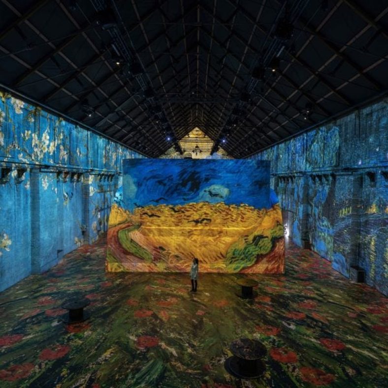 D/Dock creates immersive exhibition space inside Amsterdam gasworks