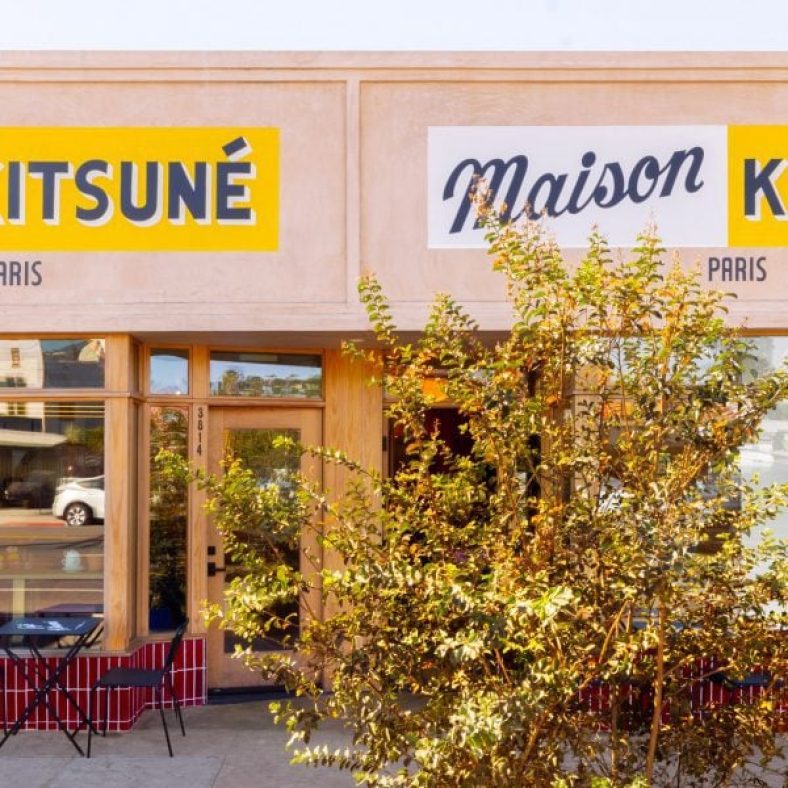 Cafe Kitsuné Los Angeles features Parisian interiors with “Japanese twist”