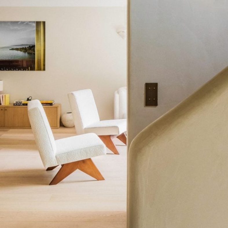 Paris duplex by Johanna Amatoury references Greek island architecture