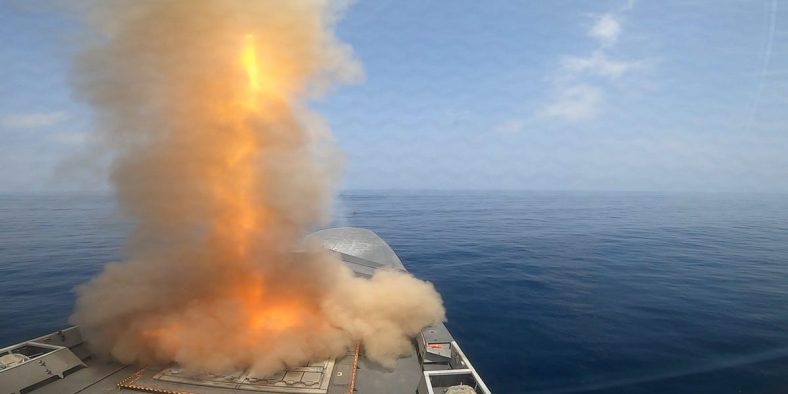 French Warship Video Shows Combat Kill of Ballistic Missile in Red Sea