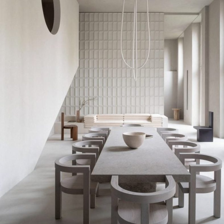 V-Zug unveils neutral-toned showroom during Milan design week