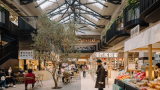 Linehouse creates greenhouse-informed food market in Shanghai
